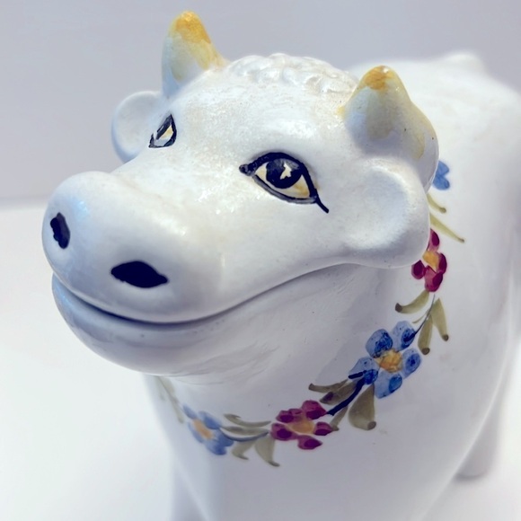 MARTAN Portugal Hand Painted Ceramic Cow Creamer - Picture 2 of 10
